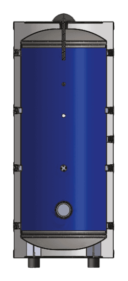 Buffer Tank — Kesit Görünüm